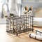 mDesign Metal Wire Kitchen Cutlery/Utensil Storage Bin, 3 Sections